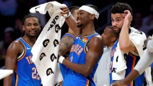 Gute Laune bei Shai Gilgeous-Alexander und Co.