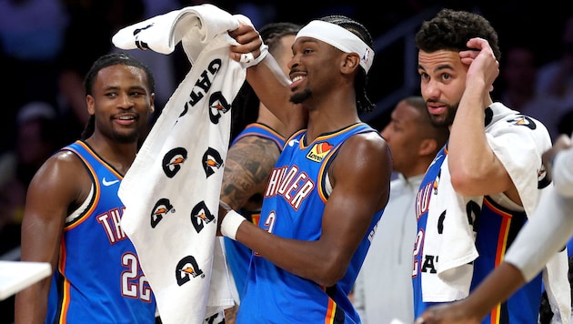 Gute Laune bei Shai Gilgeous-Alexander und Co.