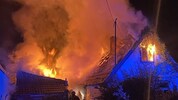Der nächtliche Löscheinsatz dauerte über eine Stunde.