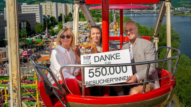 V.l.: Manuela Damm, Theresa Gillhofer, Martin Hajart.