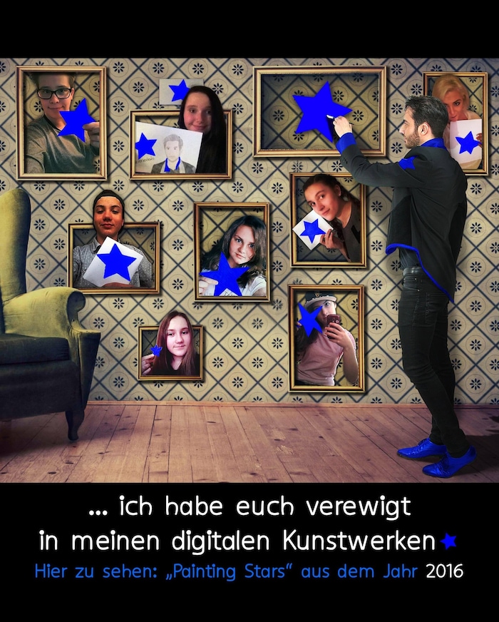 Der verewigte den Stern auch in diversen Kunstwerken.