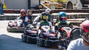 Ordentlich zur Sache geht’s bei der „Kart Trophy“. 52 Teams gehen an den Start. 
