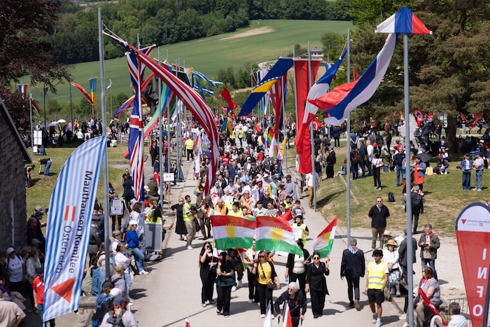 81 Jahre nach der Befreiung des Konzentrationslagers stand die internationale Befreiungsfeier in ...