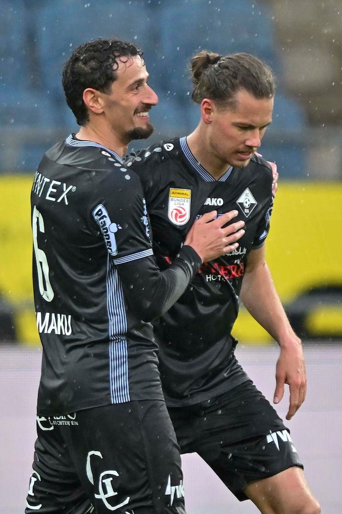 Vesel Demaku und Patrick Greil trafen gegen den GAK.