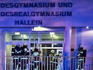Im Gymnasium in Hallein kam es am Montag zu einem Brand.