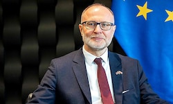 Der lettische Verteidigungsminister Andris Spruds