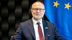 Der lettische Verteidigungsminister Andris Spruds