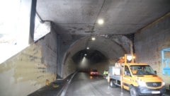 Wegen des Unfalls musste schon länger im Tunnel gearbeitet werden. 