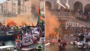 In Venedig geht die Party ab.