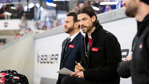 Christoph Brandner ist der neue Mann auf der Trainerbank des KAC an der Seite von Kirk Furey.