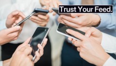 „Trust Your Feed“ ist das Motto des sozialen Netzwerkes.
