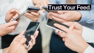 „Trust Your Feed“ ist das Motto des sozialen Netzwerkes.