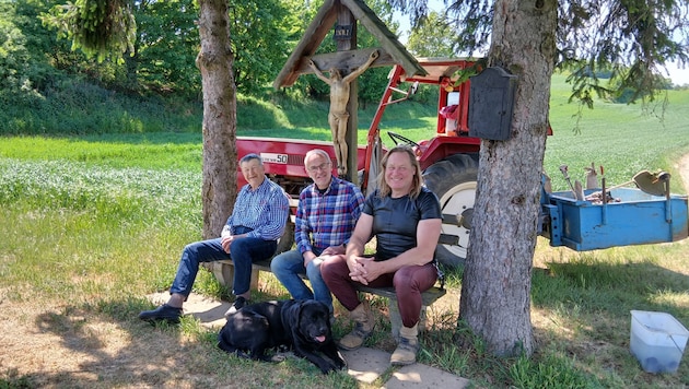 Retter der schönen Fluren – Franz Heegmann, Gerald Frauendienst und Richard Rydlo (von links)