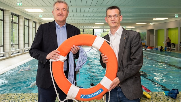 Rudischer und Teix sind sich einig: „Gemeinden mit Bädern müssen vom Land finanziell unterstützt ...