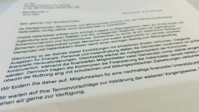 Jetzt wartet man auf Terminvorschläge.