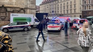 Fünf Polizeiautos sowie fünf Autos der Berufsrettung standen im Einsatz.