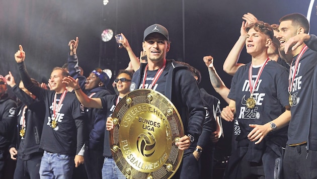 Klub-Legende Stefan Hierländer wurde mit Sturm zweimal Meister, dreimal Cupsieger.