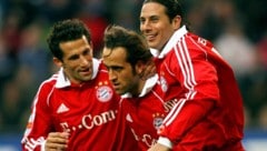 Ali Karimi (Mitte) hier mit Hasan Salihamidzic und Claudio Pizarro