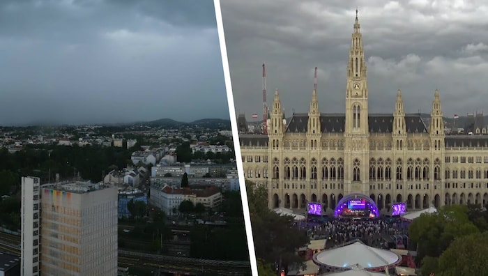An apocalyptic mood hangs over the rooftops of Vienna: Here, “Doreen” is once again causing a ...