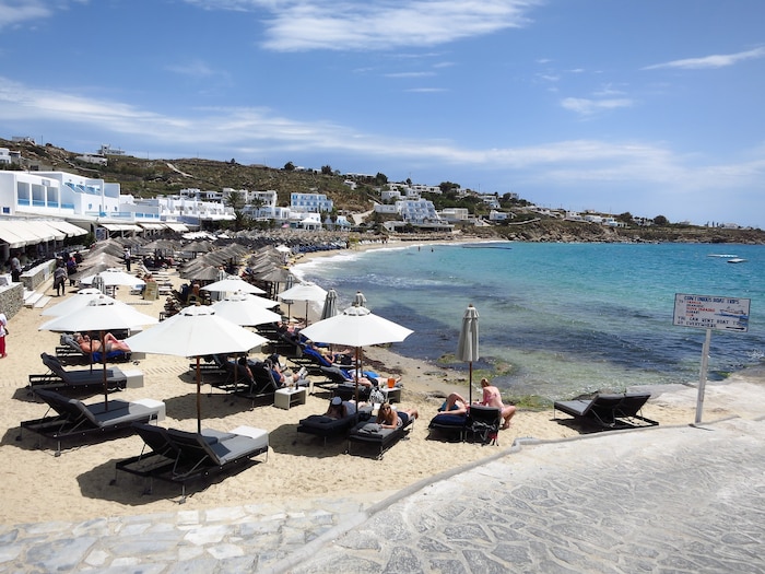 Die bekannte Ferieninsel Mykonos