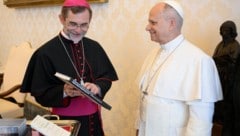 Josef Grünwidl bei Papst Leo XIV. im Vatikan