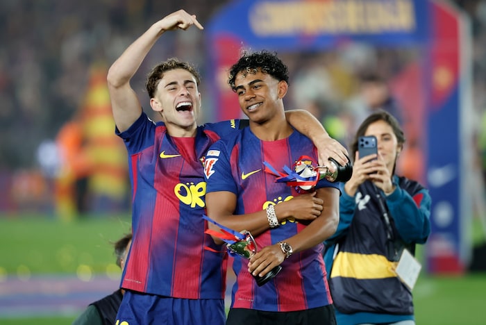 Lamine Yamal krönte sich mit dem FC Barcelona zum spanischen Meister.