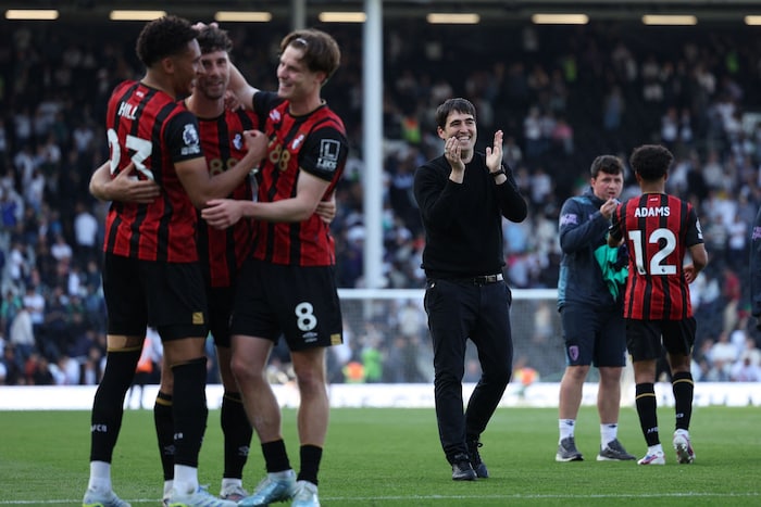 Andoni Iraola führte Bournemouth auf Rang sechs der Premier League.