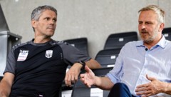Didi Hamann (r.) rät Kühbauer (l.) zu einem Wechsel nach Frankfurt.