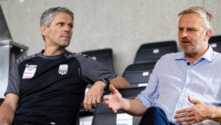 Didi Hamann (r.) rät Kühbauer (l.) zu einem Wechsel nach Frankfurt.