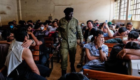 Migranten in Uganda
