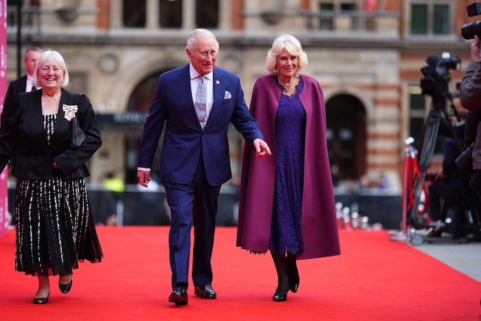 König Charles und Königin Camilla auf dem Weg zur Gala des King‘s Trust (früher Prince‘s Trust), ...