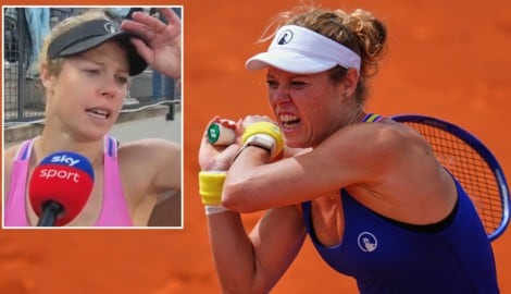 Mit ihrer Wutrede sorgt Laura Siegemund für Aufsehen in Rom.