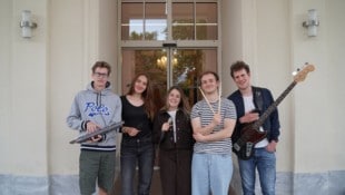 Das Pop-Ensemble der GMPU: Antonia Wilfinger, Ella Fergusson, Clemens Mildner, Paul Töplitzer, ...