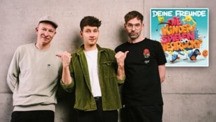 Florian Sump, Lukas Nimscheck und Markus Pauli sind Deine Freunde (v.l.n.r.). 