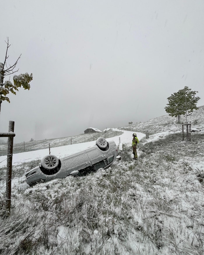 Unfallauto in Hohenems