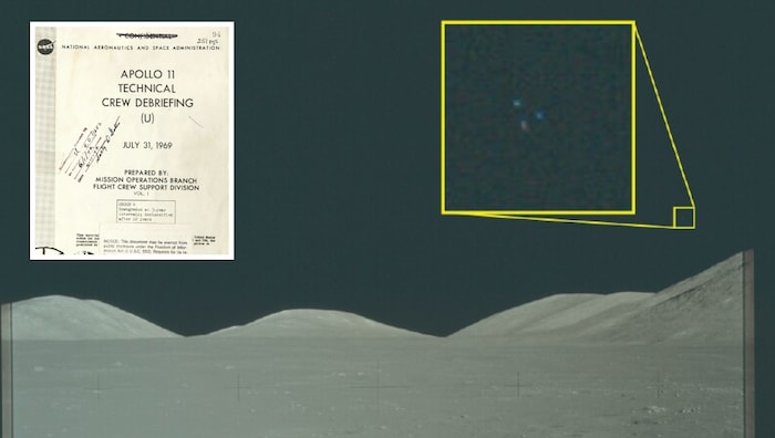 Die Astronauten mehrerer Apollo-Missionen berichteten von ungewöhnlichen Objekten.