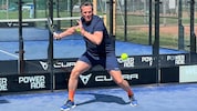 Fitness-Profi Philipp Jelinek hat Spaß an Padel.