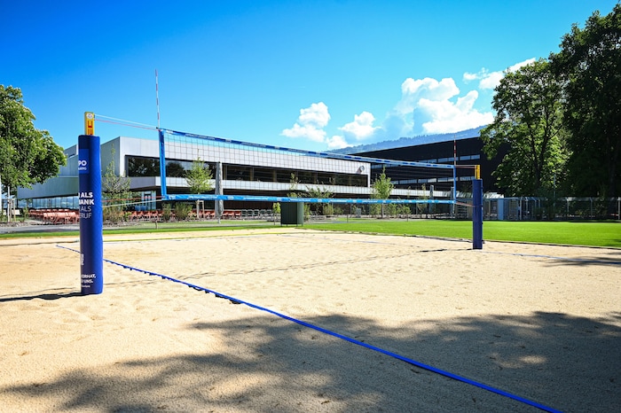Neuer Volleyball-Platz