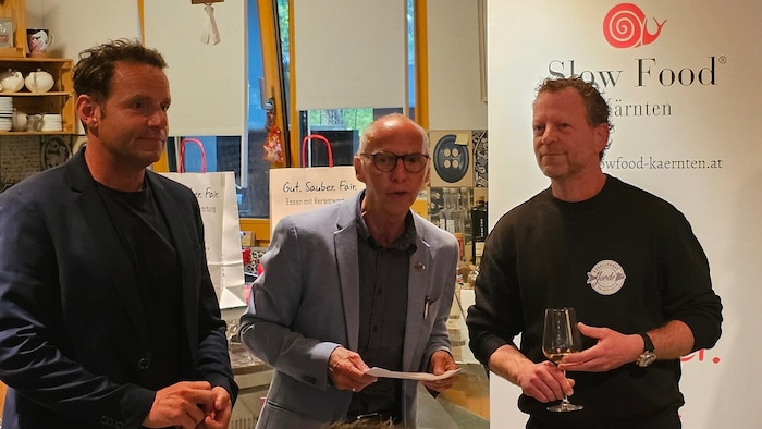 Christian Tamegger, Eckart Mandler und Marksus Jordan.