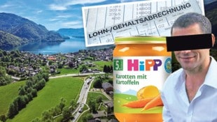 Mit gefälschten Hipp-Lohnzetteln konnte der 39-Jährige ein Grundstück mit Traumblick auf den ...