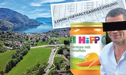 Mit gefälschten Lohnzetteln konnte der 39-Jährige ein Grundstück mit Traumblick auf den ...