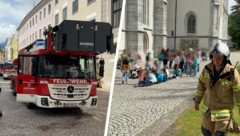 Die Feuerwehr rückte an – und konnte zum Glück rasch Entwarnung geben.