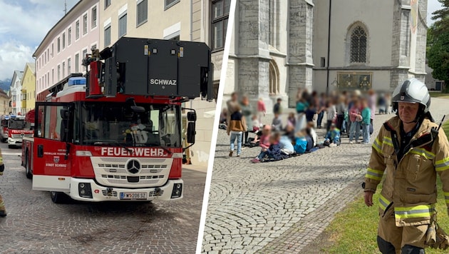 Die Feuerwehr rückte an – und konnte zum Glück rasch Entwarnung geben.