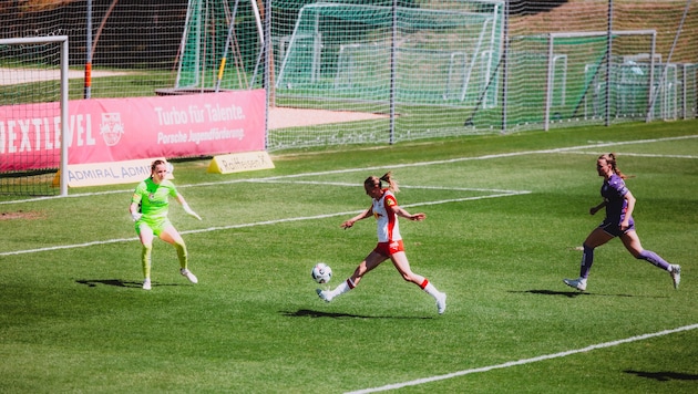 Gelingt den Salzburgerinnen (im Bild Tina Krassnig) endlich ein Treffer gegen Austria Wien?