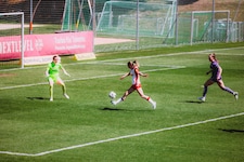 Gelingt den Salzburgerinnen (im Bild Tina Krassnig) endlich ein Treffer gegen Austria Wien?