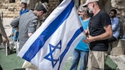 Israelis während einer „Siedlungsfeier“ im Westjordanland