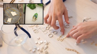 Die Kanadierin Amanda Booth stellt Schmuck aus Körperflüssigkeiten her.