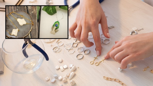 Die Kanadierin Amanda Booth stellt Schmuck aus Körperflüssigkeiten her.