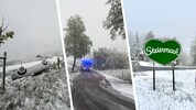 Der Schnee sorgte am Dienstag für zahlreiche Unfälle in Österreich.