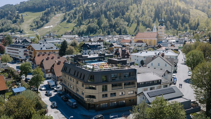 Das Hotel befindet sich in der Erzherzog-Johann-Straße.
